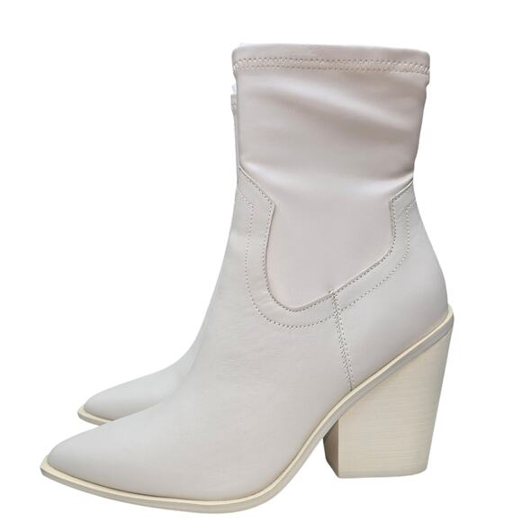 Steve Madden Thorn Bone Western Boots Booties Cowgirl Equestrian Festival Boho 9 - Picture 1 of 9